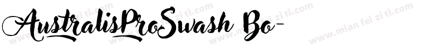 AustralisProSwash Bo字体转换